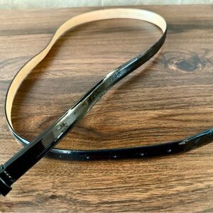 J. Crew Black patten leather Women's Belt